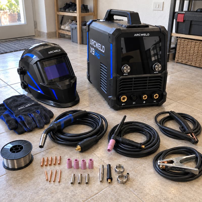 Accessori Arcweld X9 Pro inclusi — Ilaria Pastore, Bari